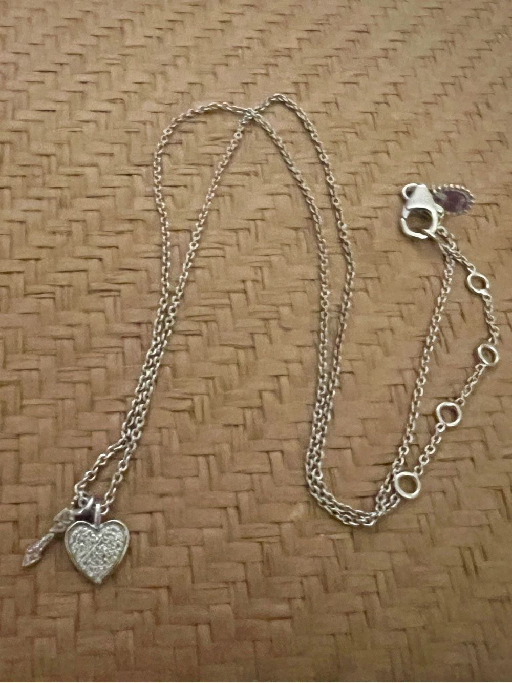 Sara Blaine/eSBe Heart and Arrow Necklace - New